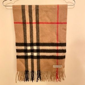 Burberry Classic Check Cashmere Scarf